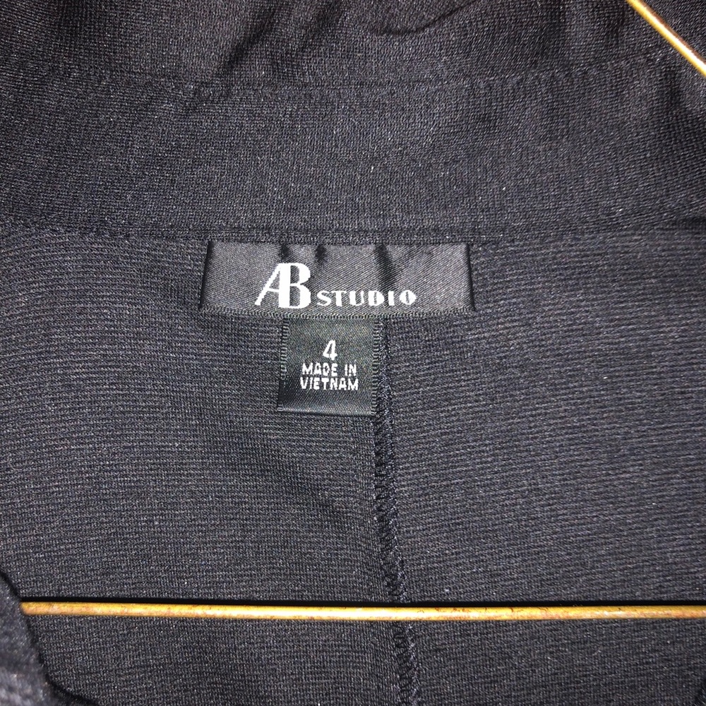 Ab Studio Basic Black Business Knee Length Dress … - image 6